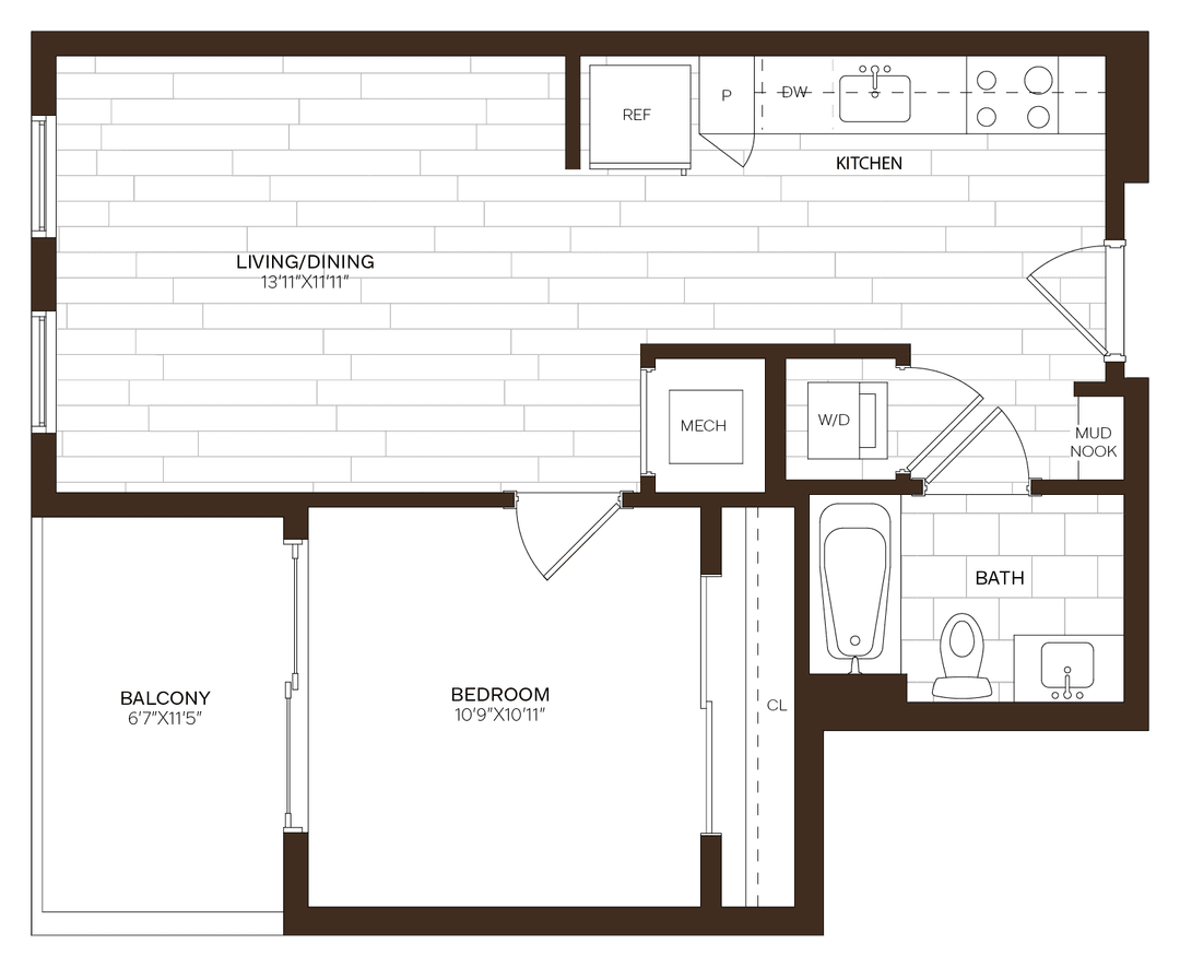 floorplan of 422