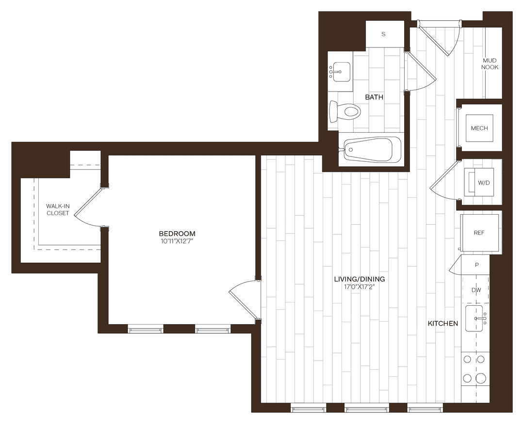 floorplan of 564