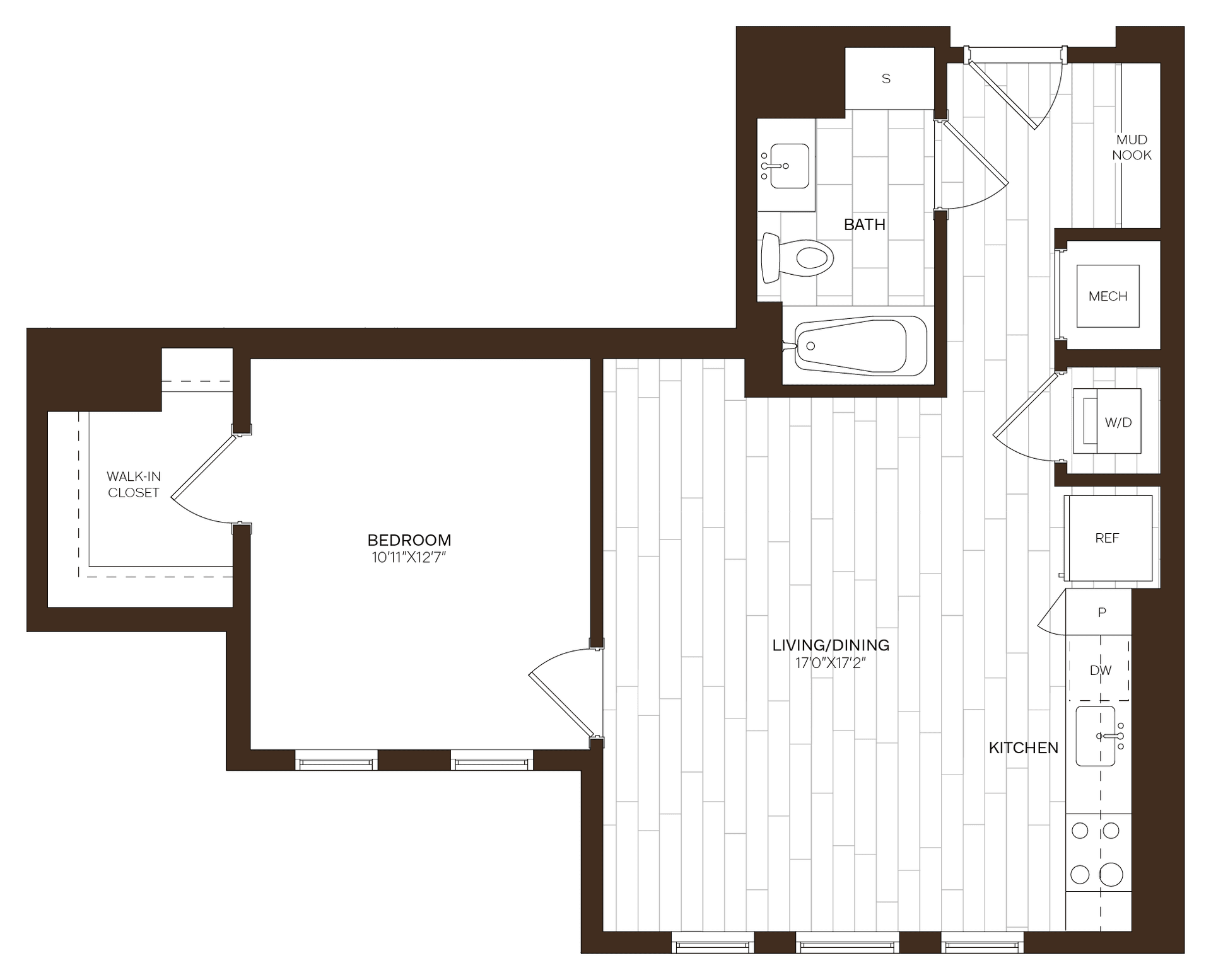 floorplan of 564