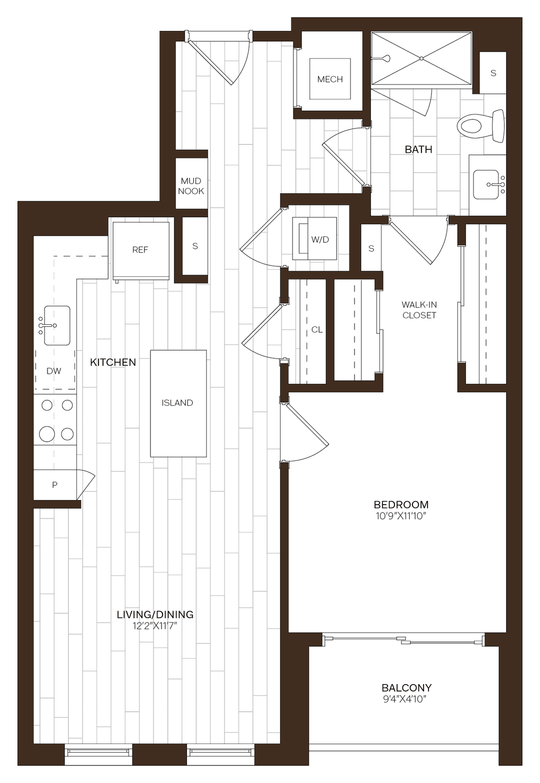 floorplan of 443
