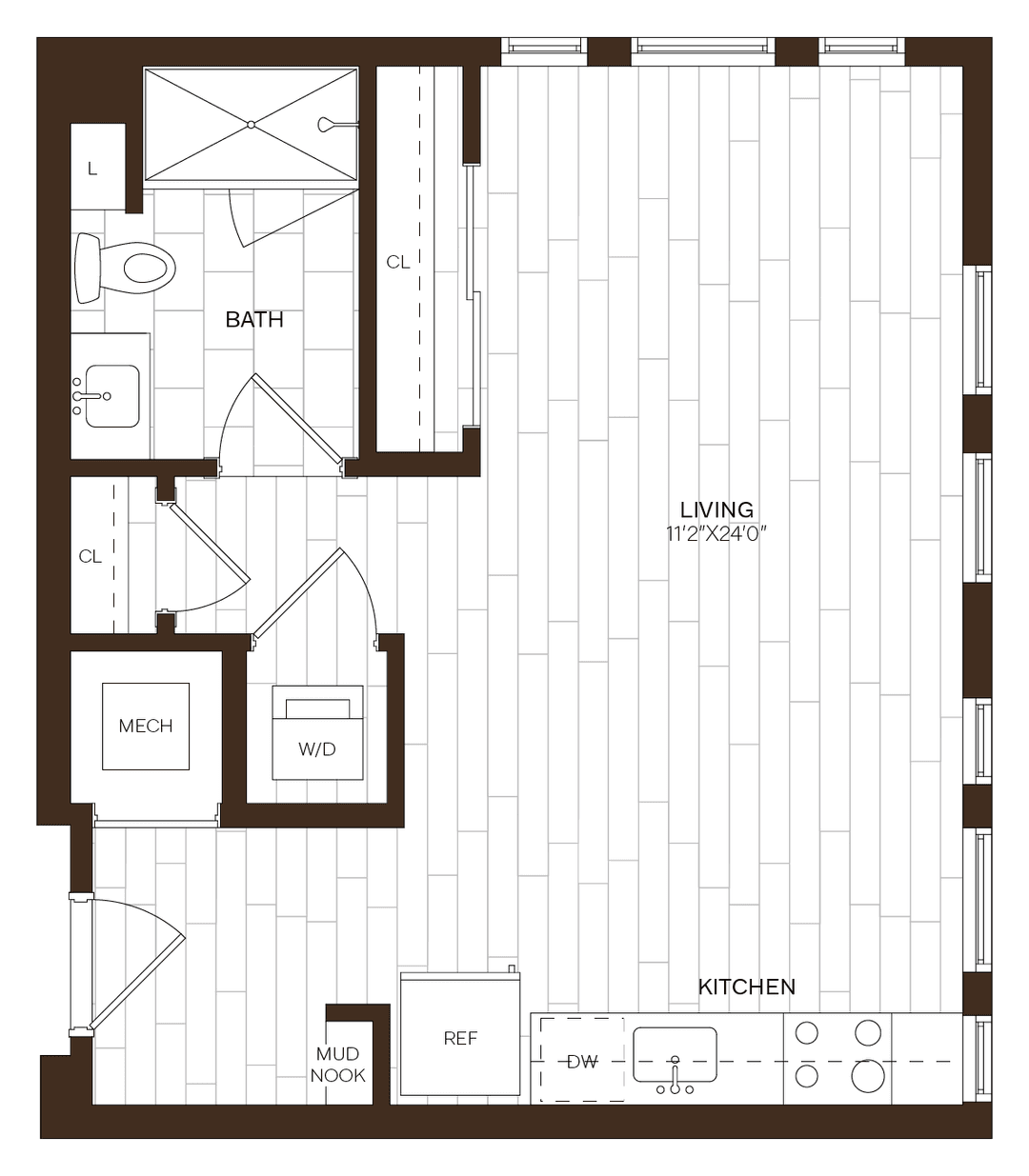 floorplan of 623